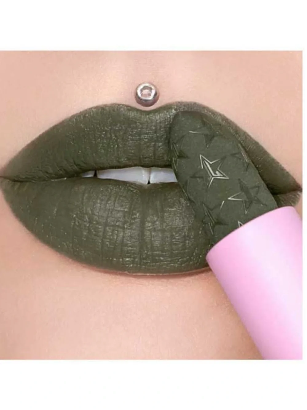 Jeffree Star Olive Green Matte Lipstick